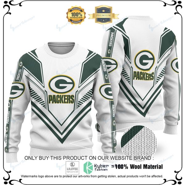 nfl green bay packers woolen knitted sweater 1 15201