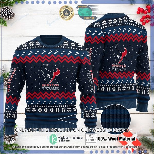nfl houston texans woolen knitted sweater 1 69907