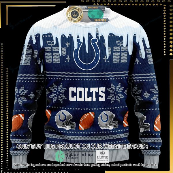 nfl indianapolis colts personalized woolen knitted sweater 1 70404