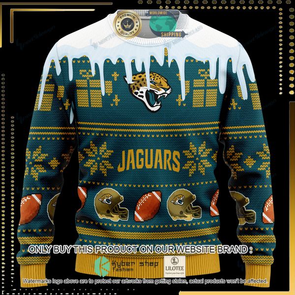 nfl jacksonville jaguars personalized woolen knitted sweater 1 56125