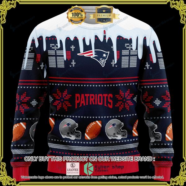 nfl new england patriots personalized woolen knitted sweater 1 70941