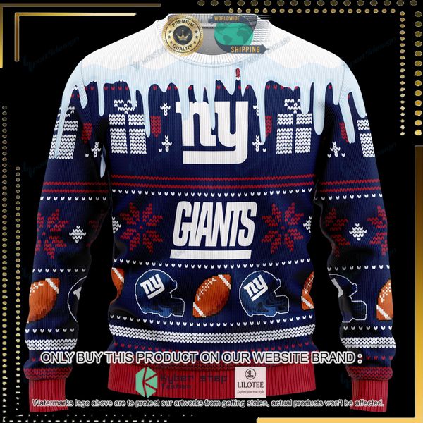 nfl new york giants personalized woolen knitted sweater 1 41220