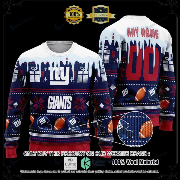 nfl new york giants personalized woolen knitted sweater 1 64714