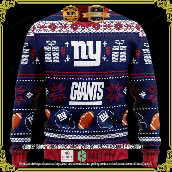 nfl new york giants team personalized woolen knitted sweater 1 66403