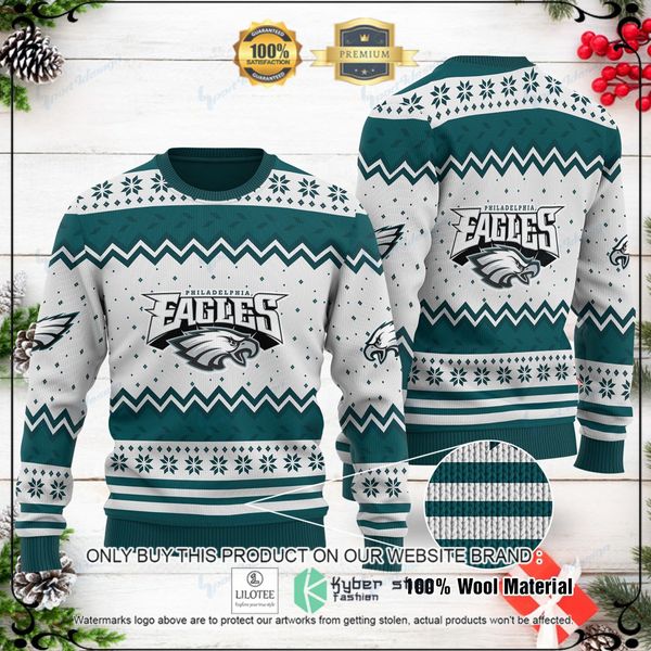 nfl philadelphia eagles woolen knitted sweater 1 64089
