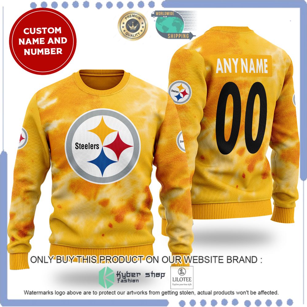 nfl pittsburgh steelers personalized christmas sweater 1 53142