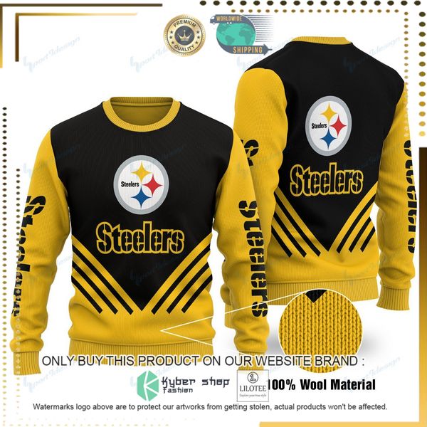 nfl pittsburgh steelers team woolen knitted sweater 1 21751