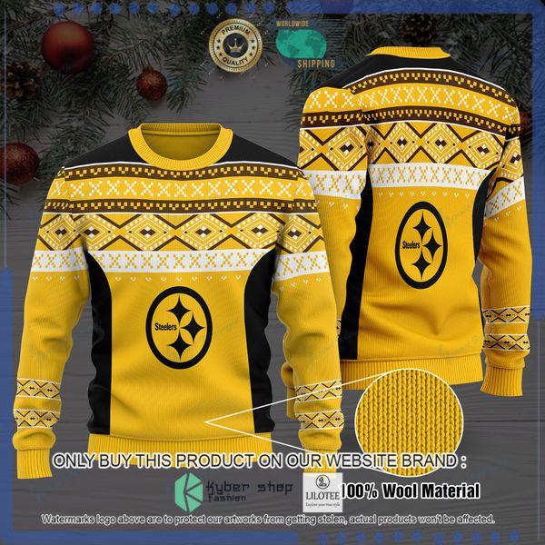 nfl pittsburgh steelers woolen knitted sweater 1 65532