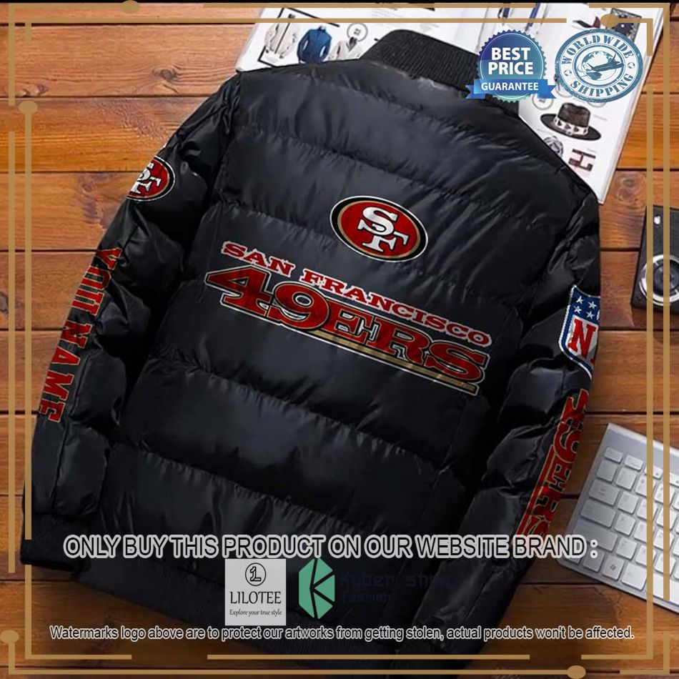 nfl san francisco 49ers custom name down jacket 2 38703