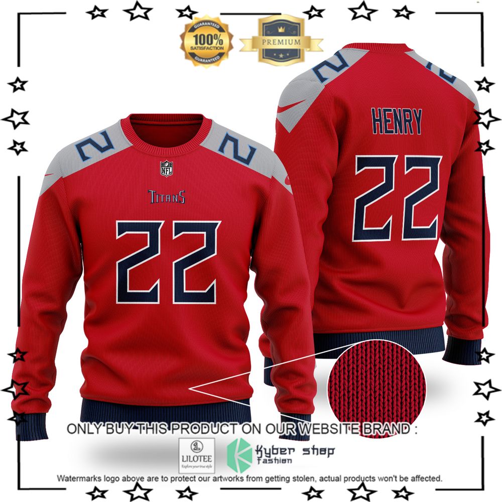 nfl tennessee titans derrick henry christmas sweater 1 22868