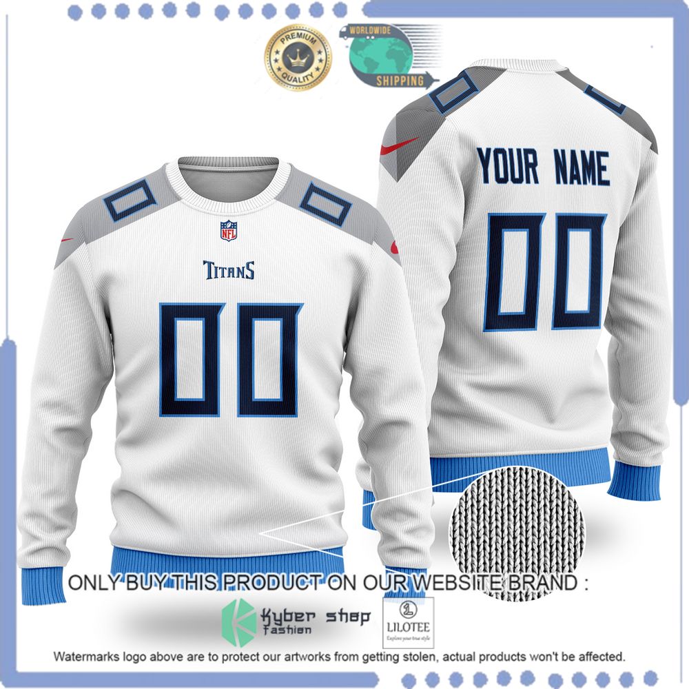 nfl tennessee titans personalized white christmas sweater 1 11191