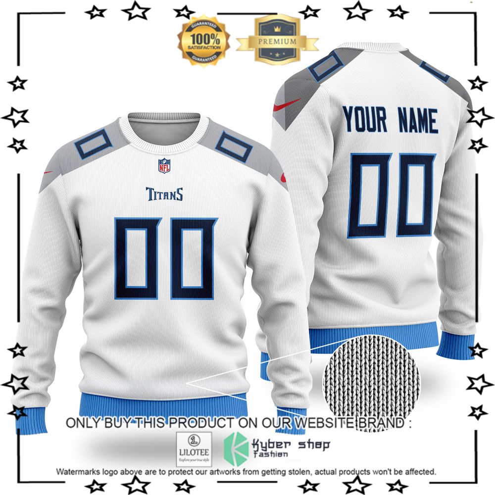 nfl tennessee titans personalized white christmas sweater 1 85333