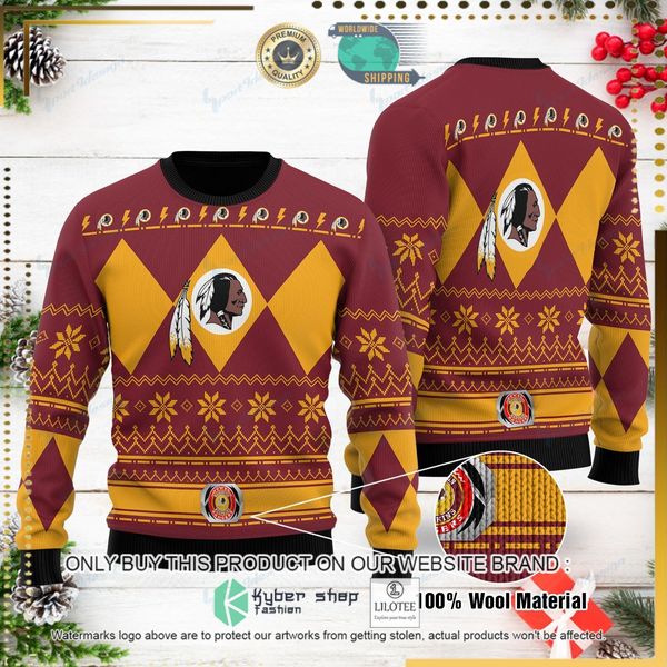 nfl washington redskins woolen knitted sweater 1 39043