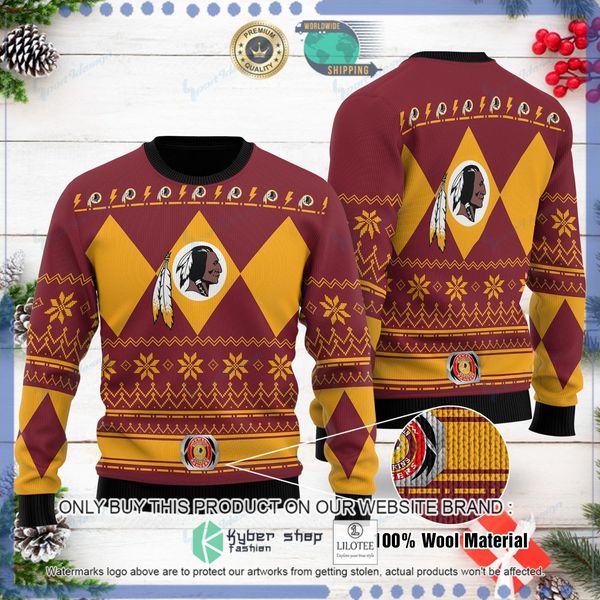 nfl washington redskins woolen knitted sweater 1 99786