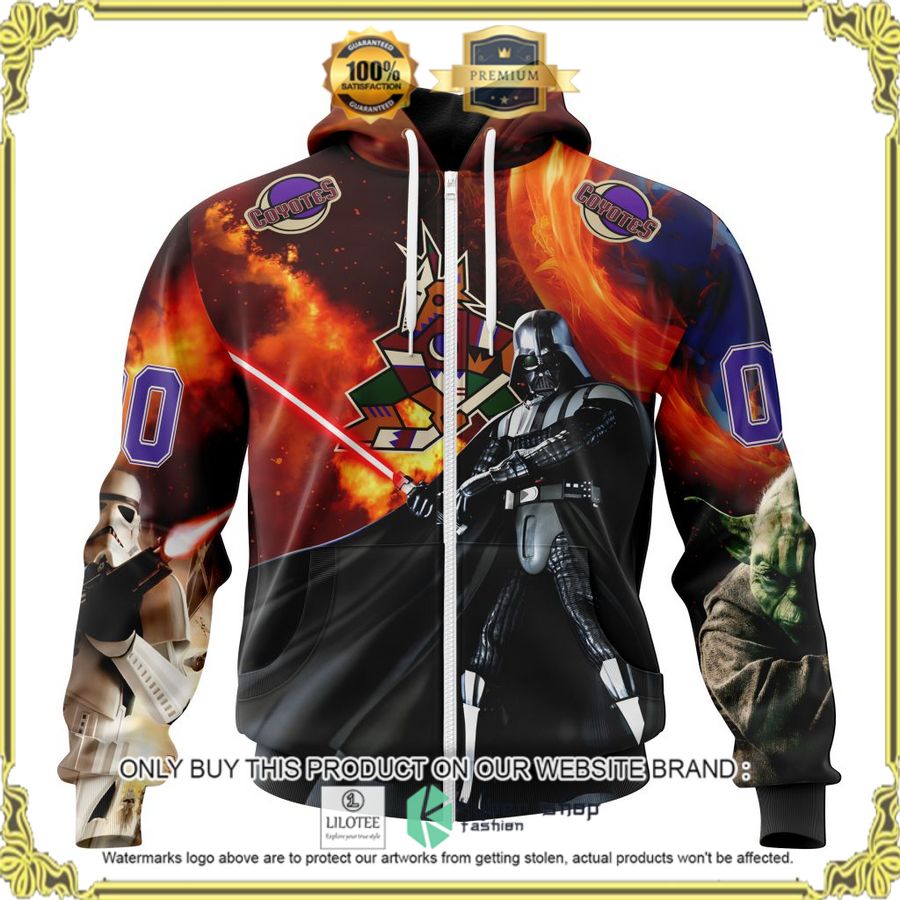 nhl arizona coyotes star wars personalized 3d hoodie shirt 2 75566