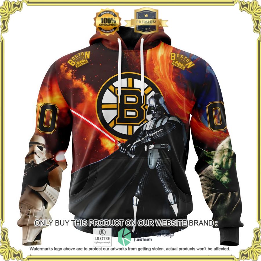 nhl boston bruins star wars personalized 3d hoodie shirt 1 3670