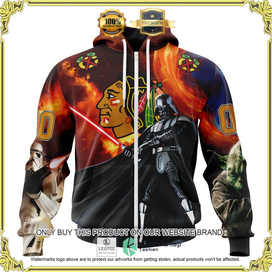 nhl chicago blackhawks star wars personalized 3d hoodie shirt 2 71020