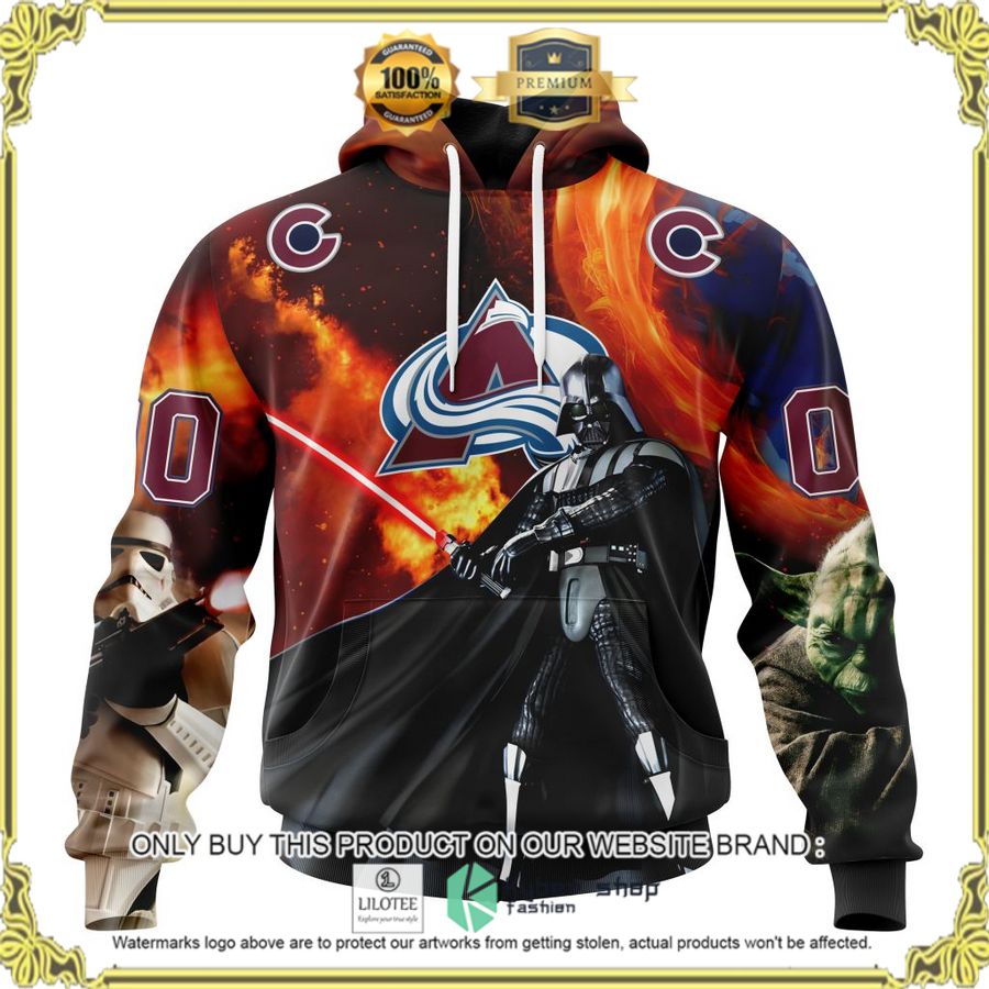 nhl colorado avalanche star wars personalized 3d hoodie shirt 1 24321