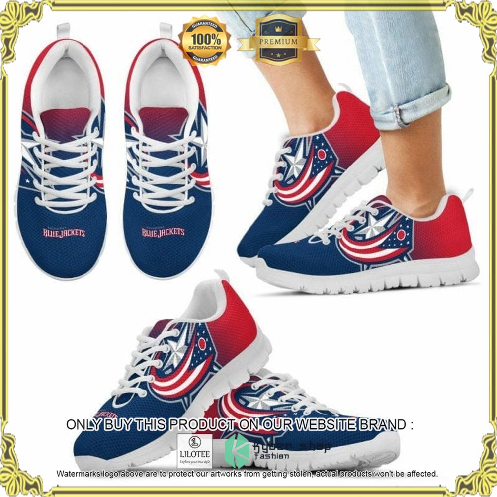 NHL Columbus Blue Jackets Running Sneaker - LIMITED EDITION 4