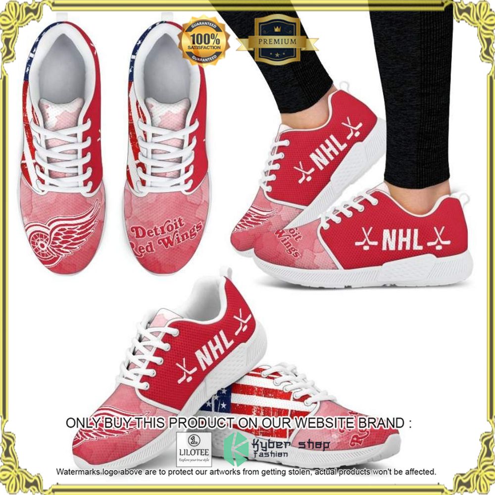 NHL Detroit Red Wings Running Sneaker - LIMITED EDITION 4