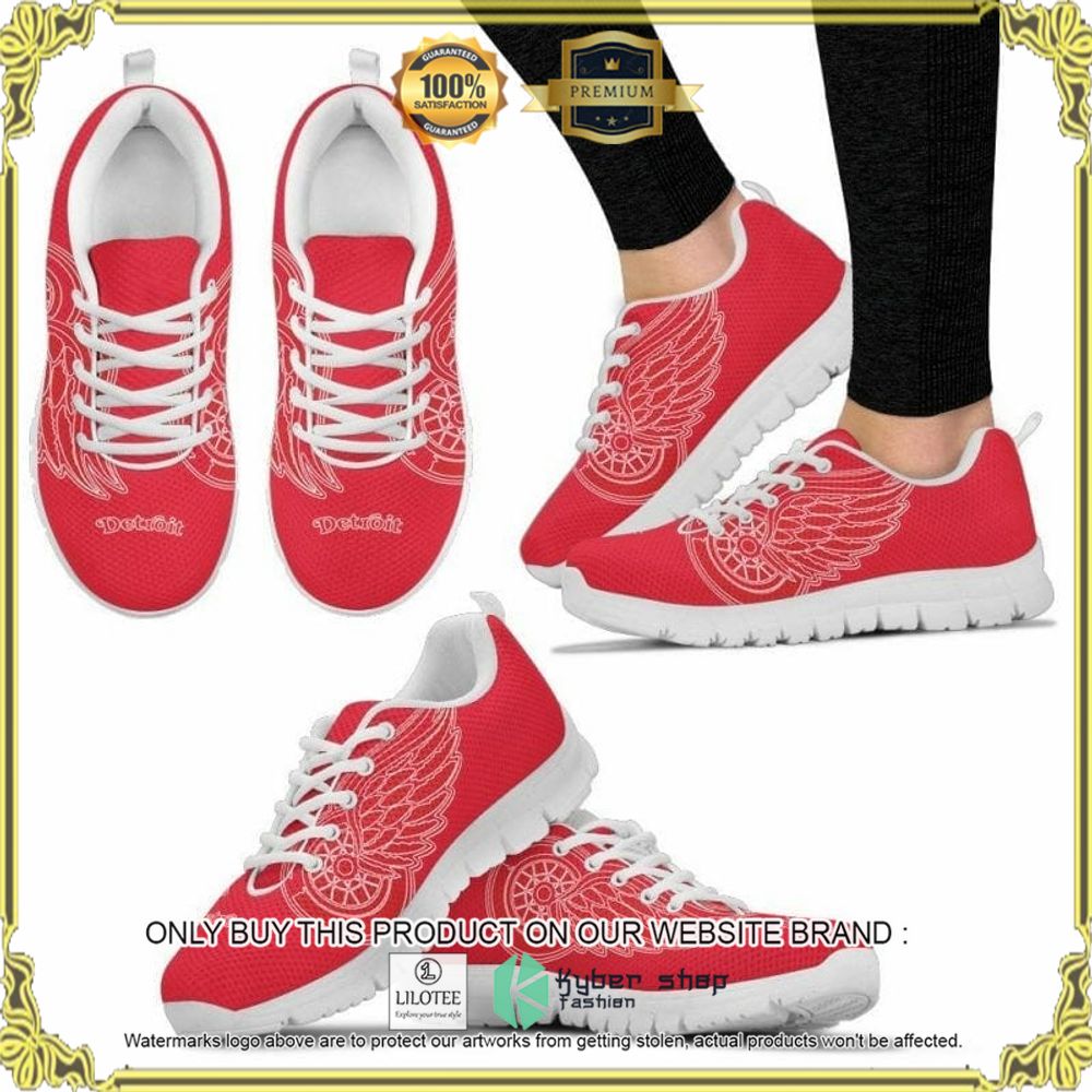 NHL Detroit Red Wings Team Running Sneaker - LIMITED EDITION 5