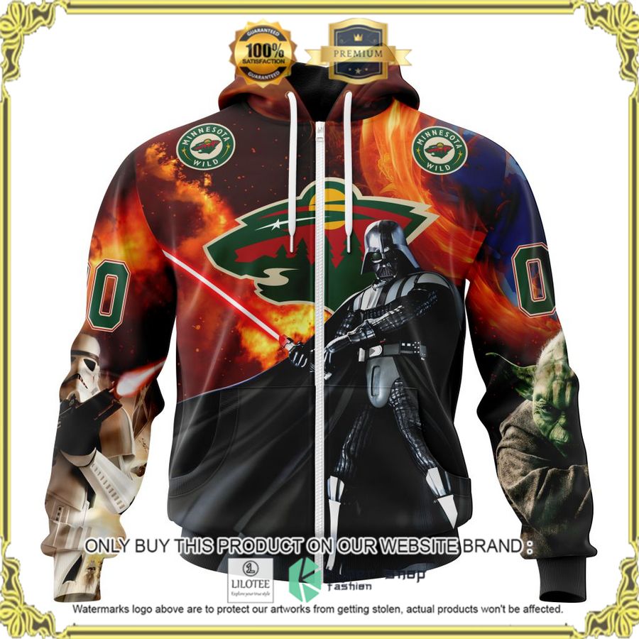 nhl minnesota wild star wars personalized 3d hoodie shirt 2 98113
