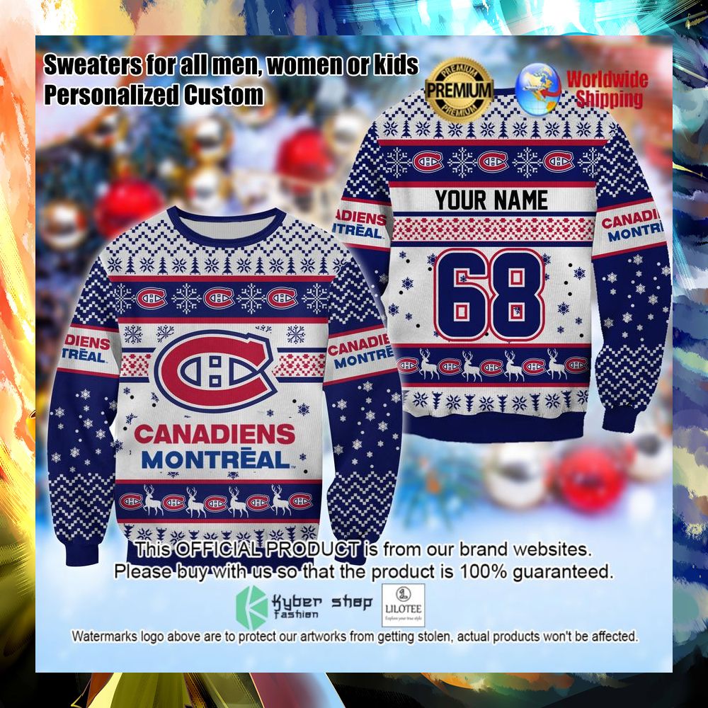 nhl montreal canadiens personalized christmas sweater 1 389