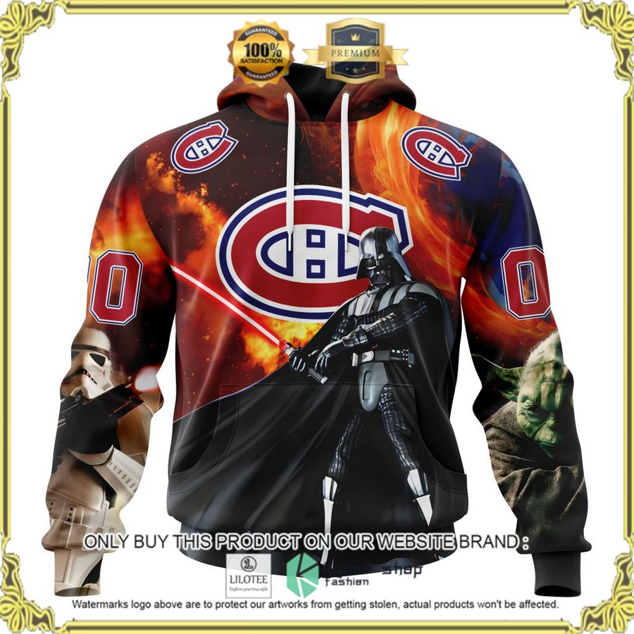 nhl montreal canadiens star wars personalized 3d hoodie shirt 1 2744