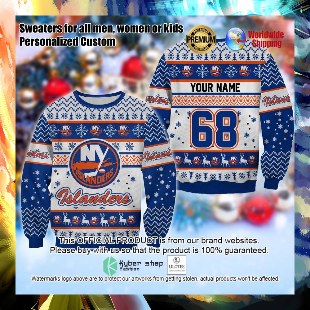 nhl new york islanders personalized christmas sweater 1 616