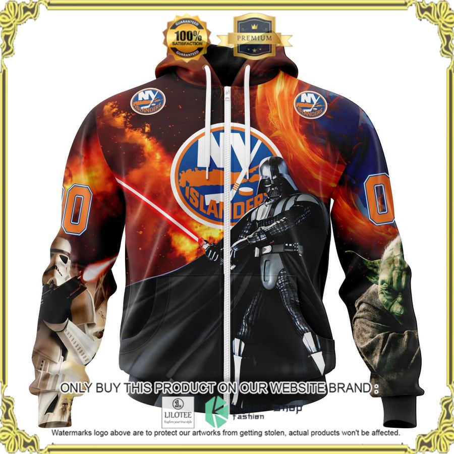 nhl new york islanders star wars personalized 3d hoodie shirt 2 75569