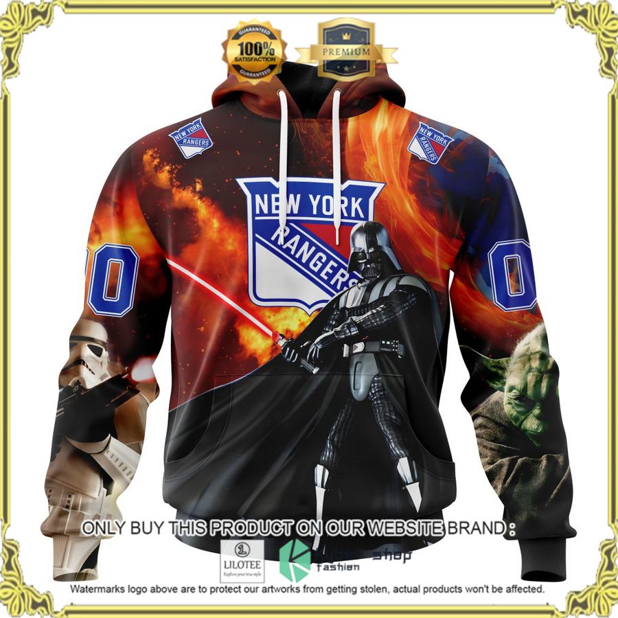 nhl new york rangers star wars personalized 3d hoodie shirt 1 45833