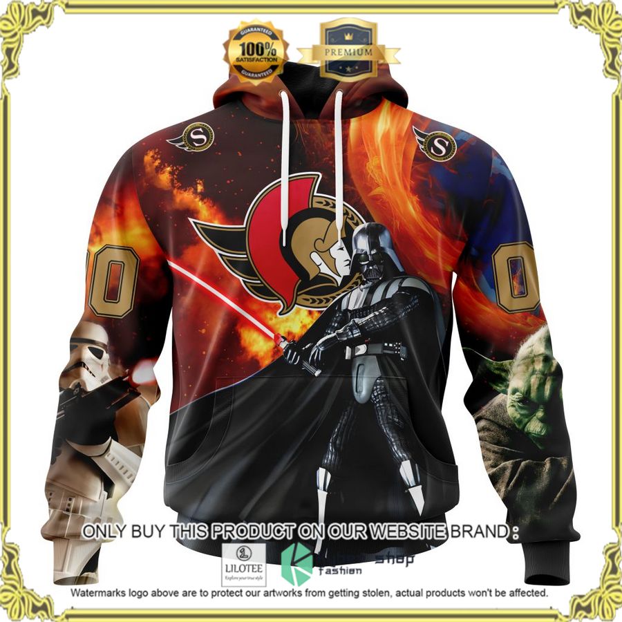 nhl ottawa senators star wars personalized 3d hoodie shirt 1 23510