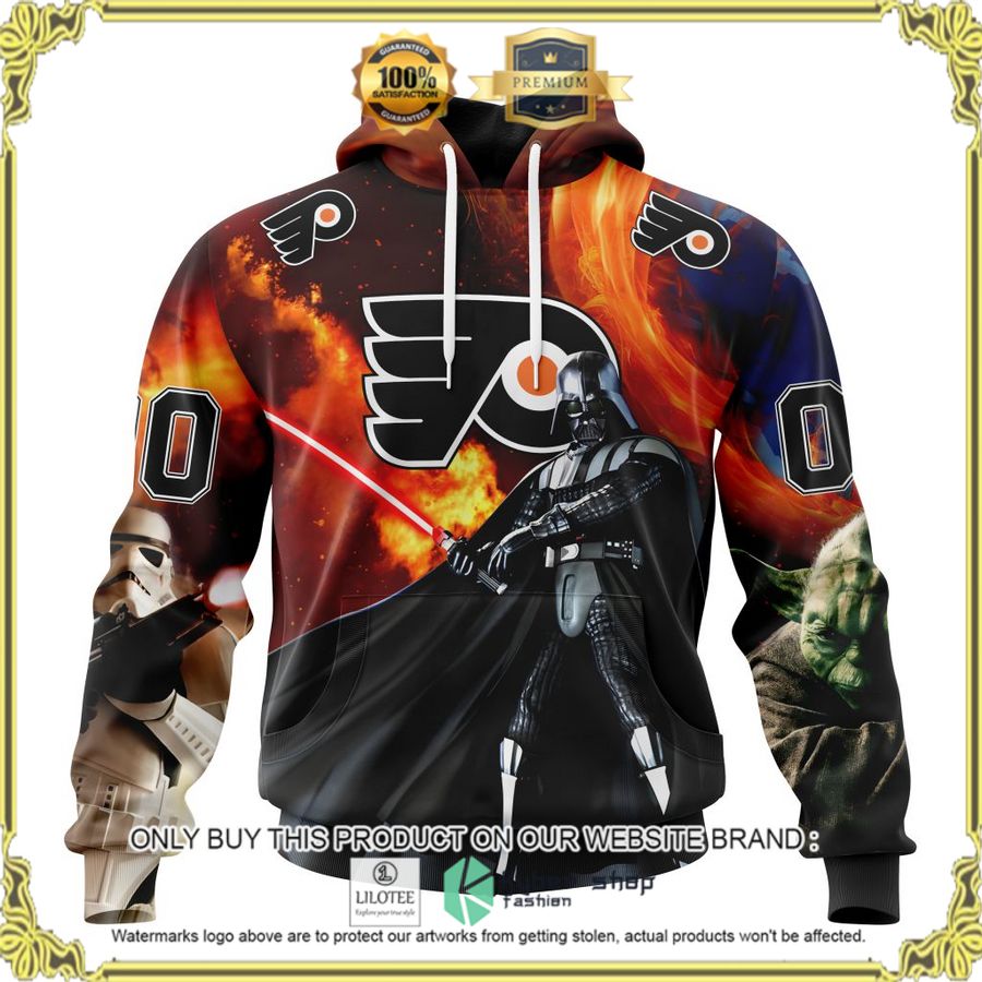nhl philadelphia flyers star wars personalized 3d hoodie shirt 1 33516