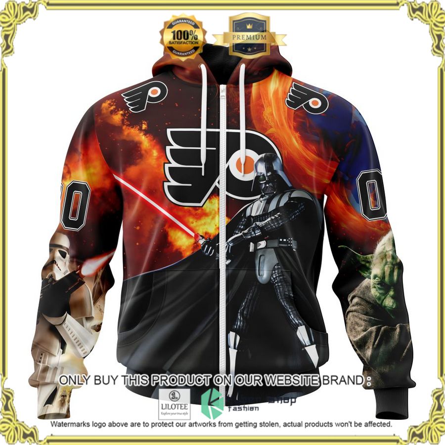 nhl philadelphia flyers star wars personalized 3d hoodie shirt 2 2337
