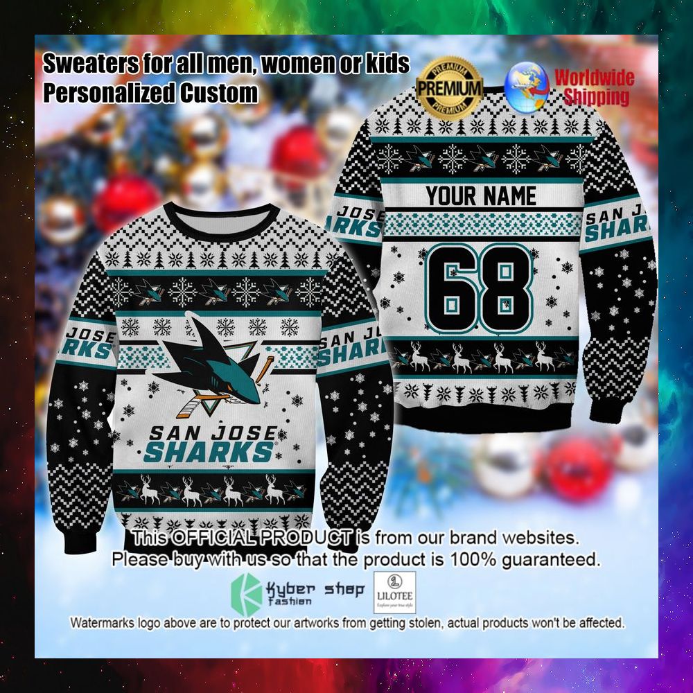 nhl san jose sharks personalized christmas sweater 1 652