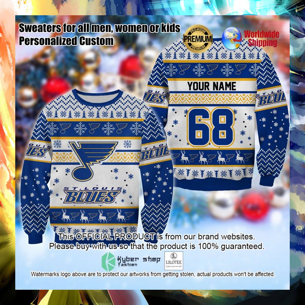 nhl st louis blues personalized christmas sweater 1 410