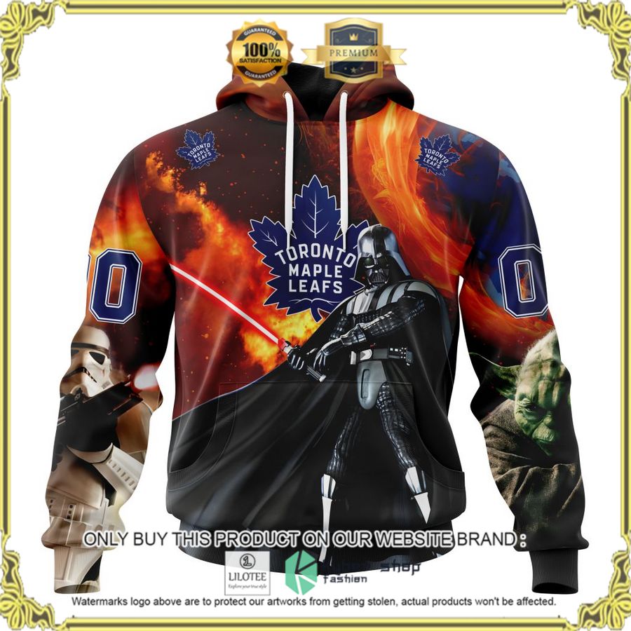 nhl toronto maple leafs star wars personalized 3d hoodie shirt 1 18678