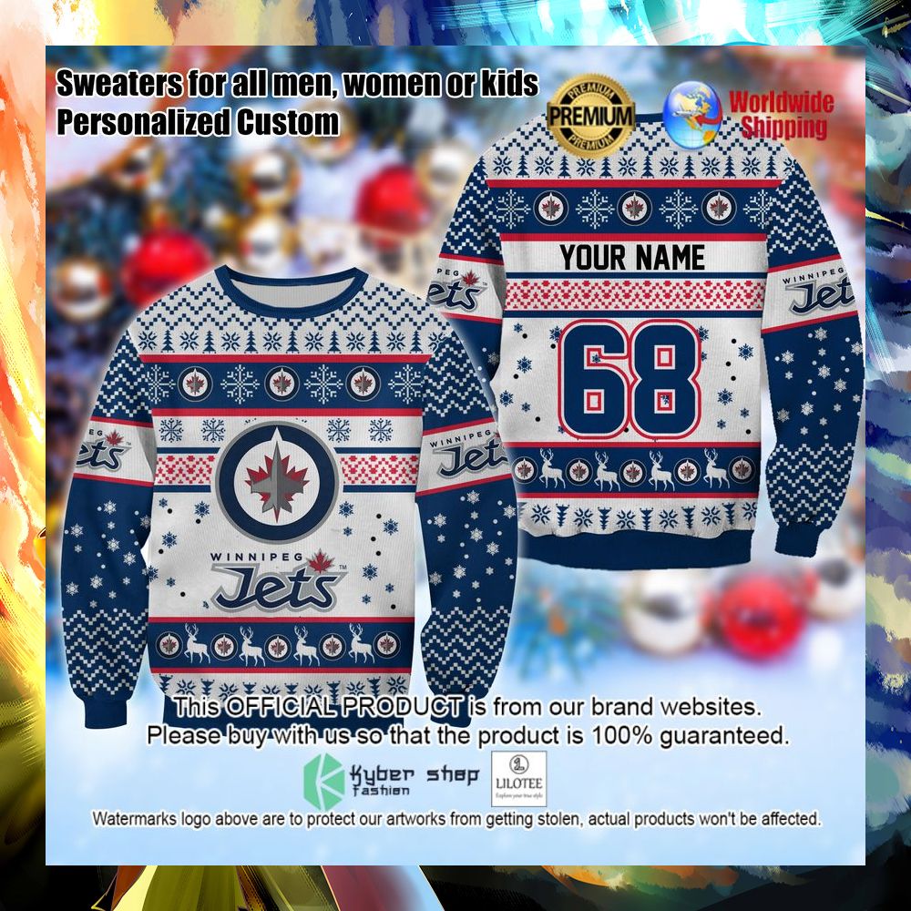 nhl winnipeg jets personalized christmas sweater 1 691