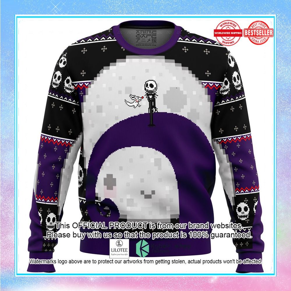 nightmare before christmas jack moon sweater christmas 1 951