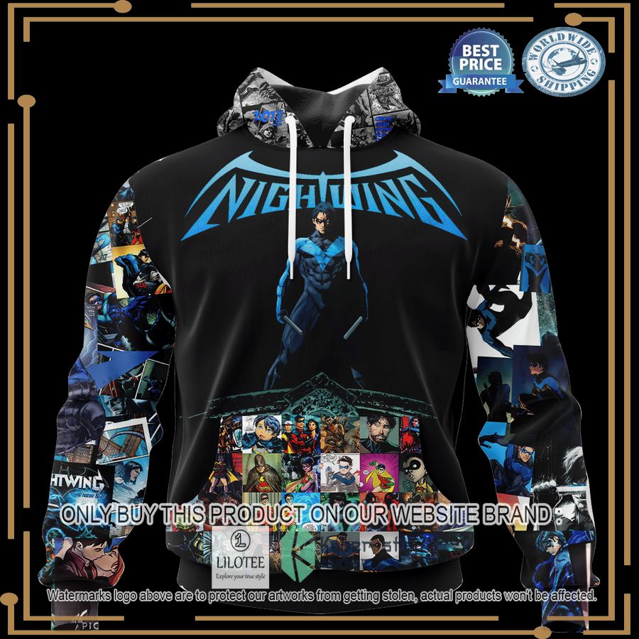 nightwing dc comics universe hoodie hoodie mask 1 62687