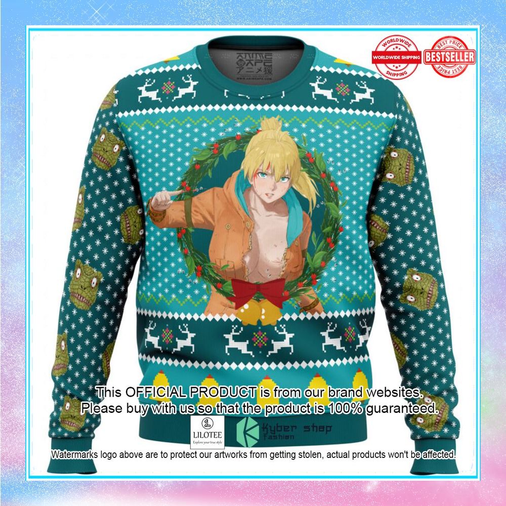 nikaido dorohedoro sweater christmas 1 369