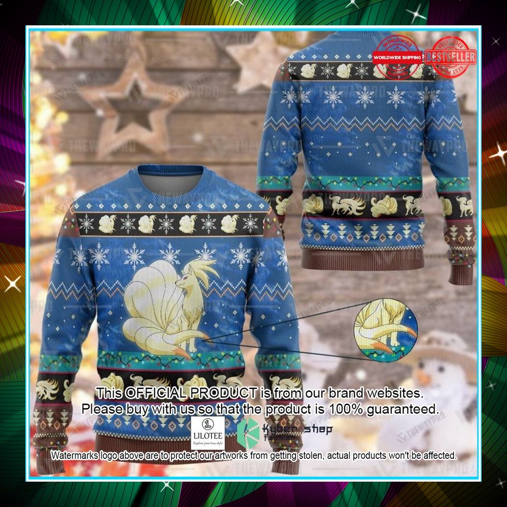 ninetales christmas sweater 1 827