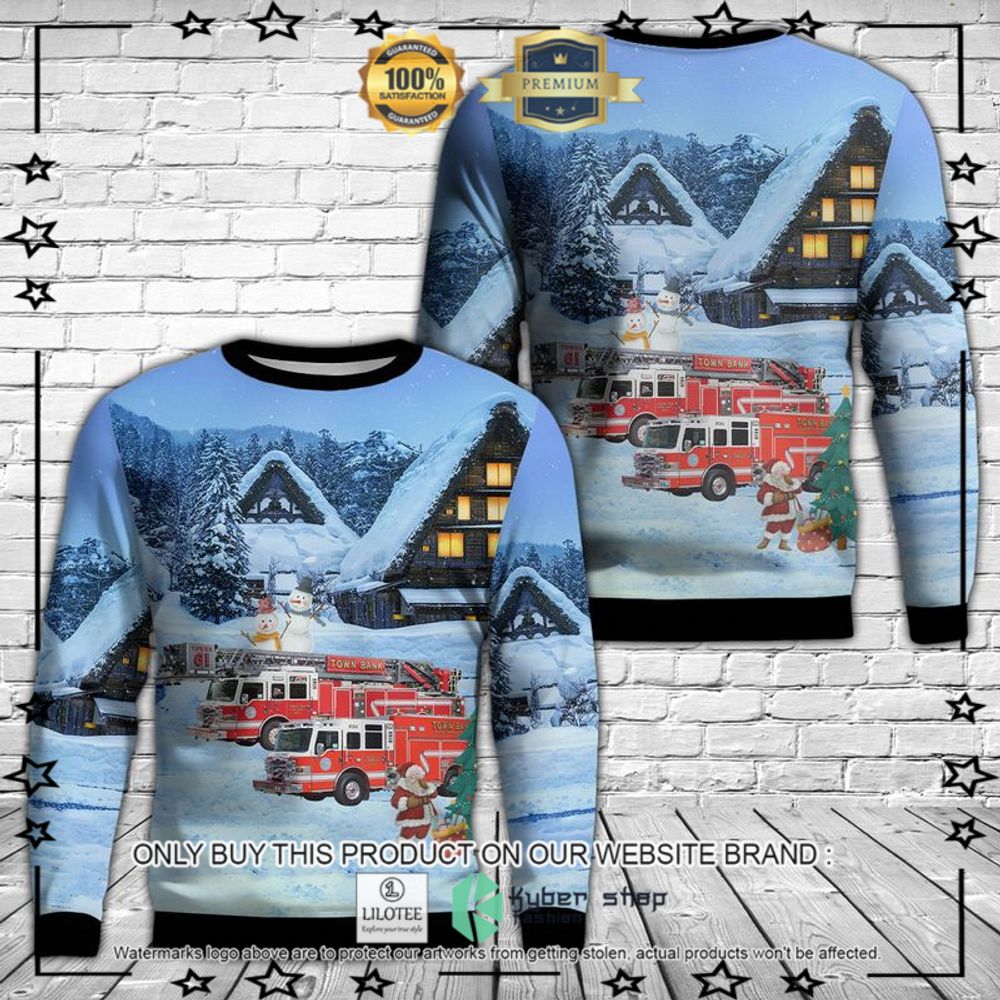 north cape may new jersey lower township fire district no2 christmas sweater 1 9807