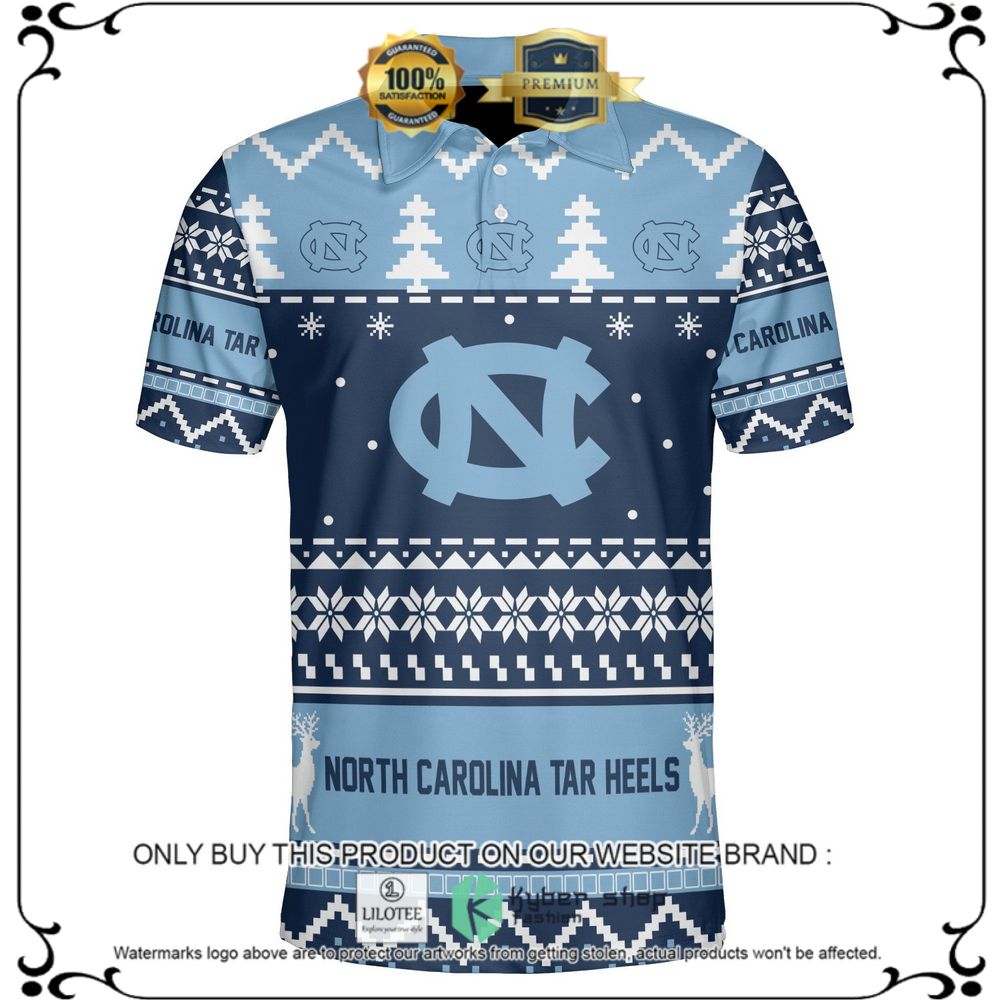 north carolina tar heels personalized sweater polo 1 84335