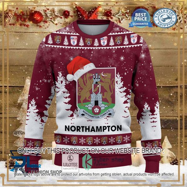 northampton town f c christmas sweater 2 14498