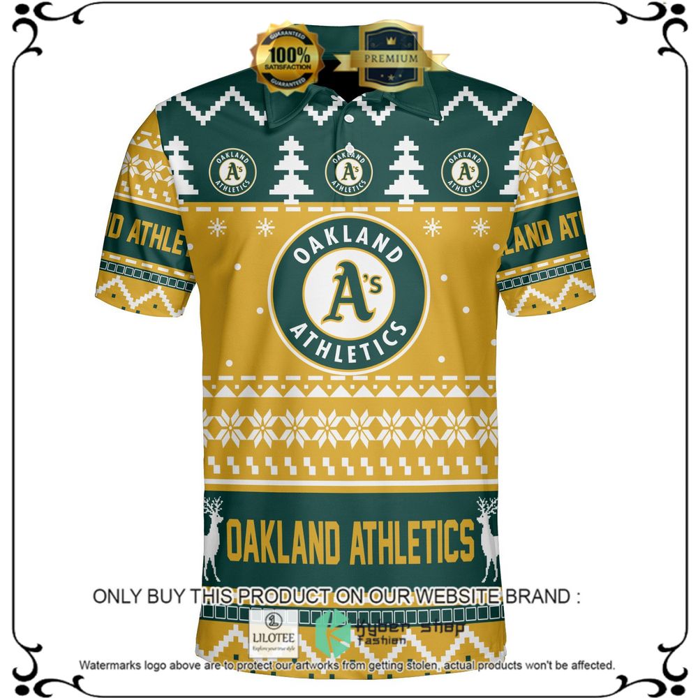 oakland athletics personalized sweater polo 1 31343