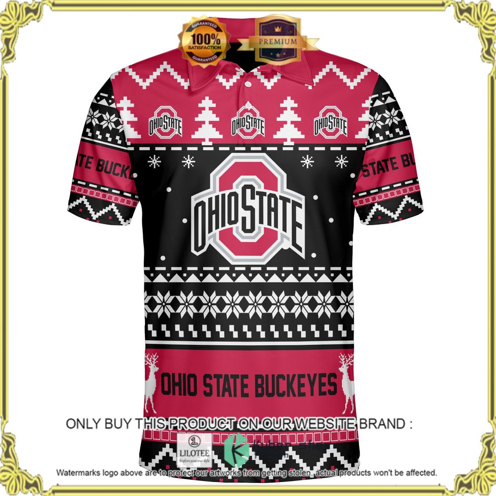 ohio state buckeyes personalized sweater polo 1 12284