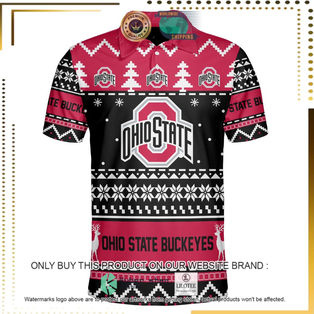 ohio state buckeyes personalized sweater polo 1 95198
