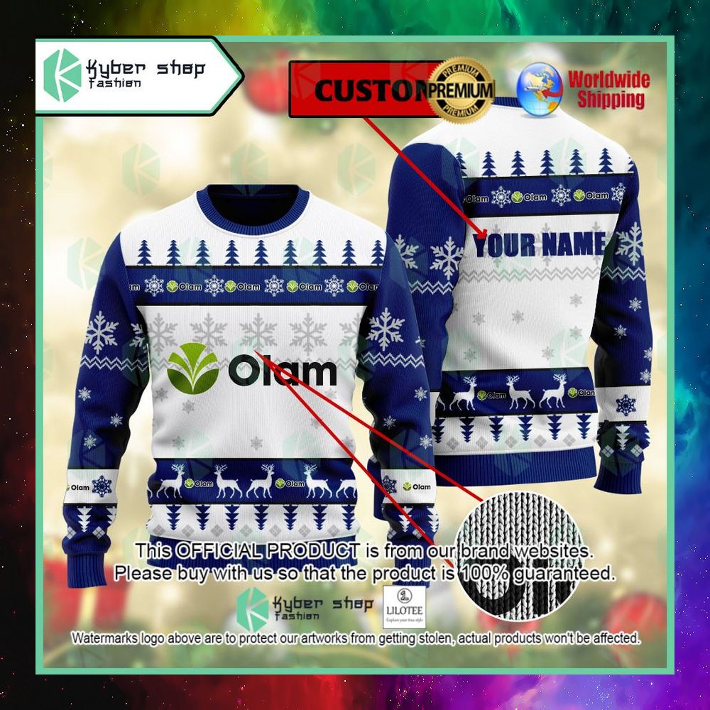 olam custom name christmas sweater 1 367