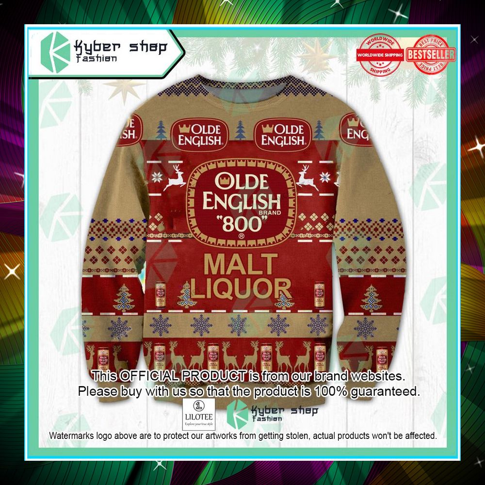 olde english 800 christmas sweater 1 66